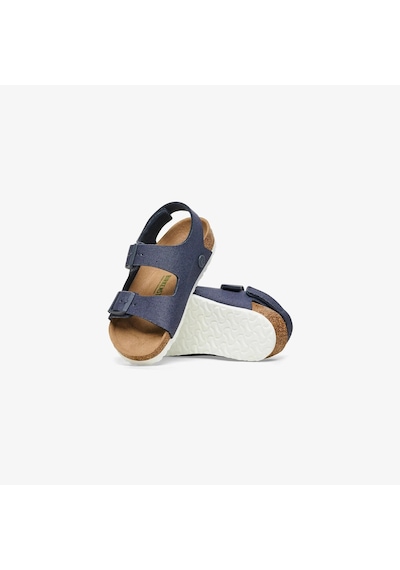 Birkenstock Bırkenstock Mılano Hl Rıvet Logo Vegan Canvas Çocuk Sandalet 1026960 Lacivert