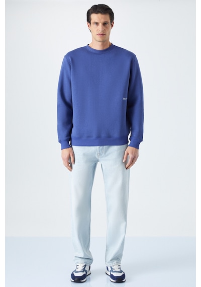 Grimelange Dane Erkek Organik Kumaşlı Yumuşacık Koyu Mavi Sweatshirt Koyu Mavi Grimelange Dane Erkek Organik Kumaşlı Yumuşacık Koyu Mavi Sweatshirt Koyu Mavi