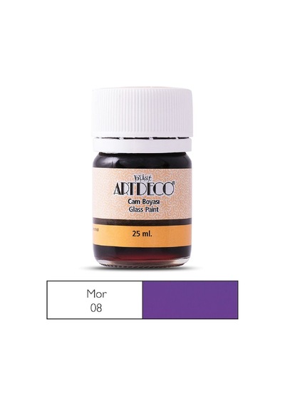 Artdeco 25 ML. Mor Cam Boyası Mor
