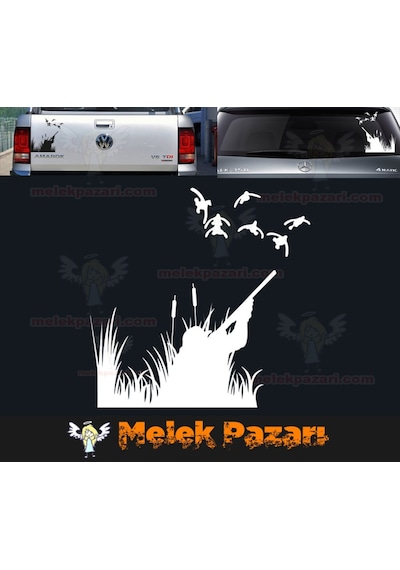 Ördek Avcısı Sticker, Avcılık Oto Sticker