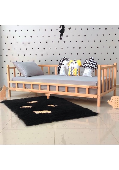 Markaawm Premium Montessori Yatak Doğal Çam Çocuk Ahşap Karyola Akçaağaç