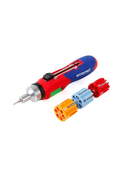Workpro Wp221056 24 Parça Profesyonel Cr-v Cırcırlı Bits Tornavida Seti