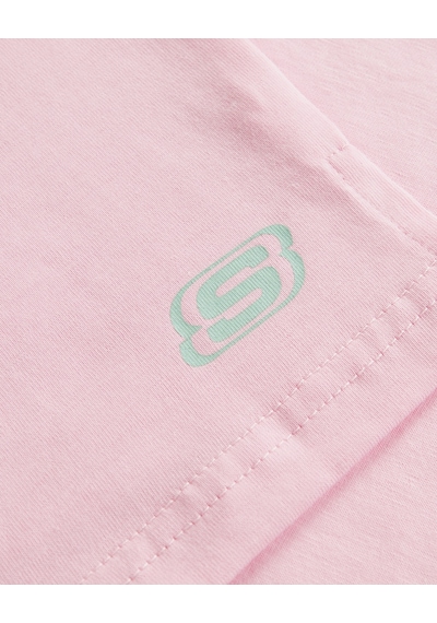 Skechers Graphic Tee G Short Sleeve Büyük Kız Çocuk Pembe Takım Sk241034-621