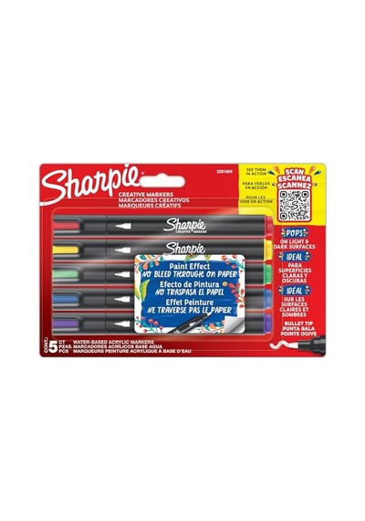 Creative Marker Akrilik Boya Kalemleri Yuvarlak Uçlu Su Bazlı Boya Kalemi Mürekkep Kağıda Geçirmez Ve Çoğu Y Genel