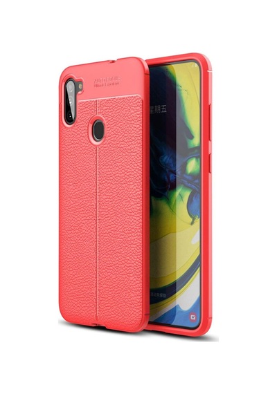 Samsung Galaxy Uyumlu, A11 Kılıf Auto Focus Kapak - Kırmızı