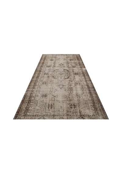 Klasik Modern Vintage Eskitme El Dokuma Halı 166 X 280 Cm 9355