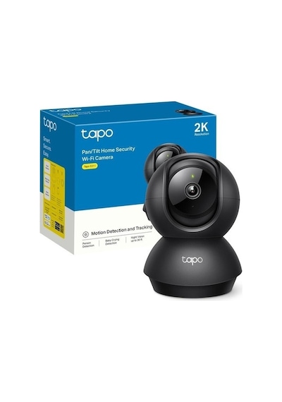 TP-Link Tapo C211 2K 3MP Yatay & Dikey Ev Güvenliği Wi-Fi Kamerası + Kingston Canvas Select Plus 64 GB MicroSD
