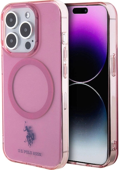 Apple Uyumlu iPhone 15 Pro Kılıf U.s. Polo Assn. Lisanslı M-safe Şarj Özellikli Transparan Tasarım Çok Renkli