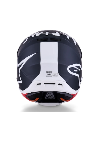 Alpinestars S-m7 Dasher Off-Road Kaskı Siyah Beyaz