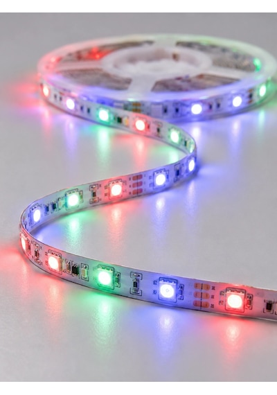 5m Rgb Şerit Led Seti 12v 2835 Smd Kumandalı Ev Oda Ve Dekoratif Ambiyans Aydınlatma