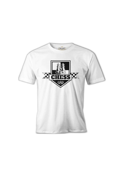 Satranç - Xx Beyaz Erkek Tshirt