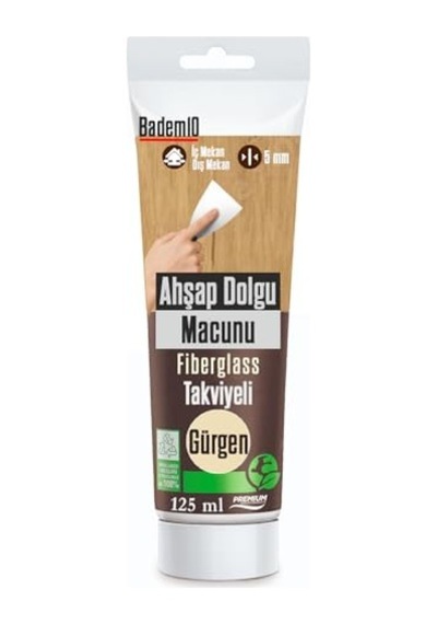 Ahşap Parke Tamir Macunu Gürgen Renk Mobilya Masa Dolgu Çatlak Çizik Giderici 125 Ml Kullanım Hazır