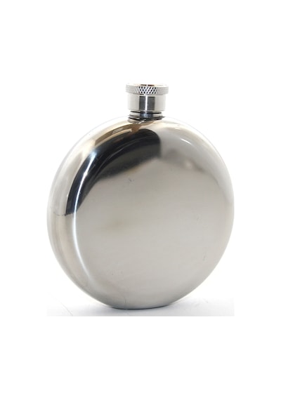 Paslanmaz Çelik Yuvarlak 5 Oz Tekli Matara Alk2676