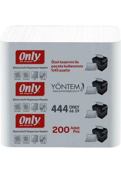 Only Eva Beyond Dipenser Peçete 200 Yaprak