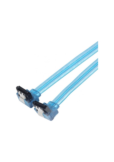 50cm Sata 3.0 Data Kablosu - İki Ucu 90 Derece L Tipi Hdd Ssd Bağlantı Kablosu