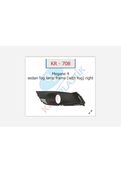 Sis - 514 - Far Çerçevesi Sağ Mgn 4 Sedan - Csmo-tex - Model Sisli