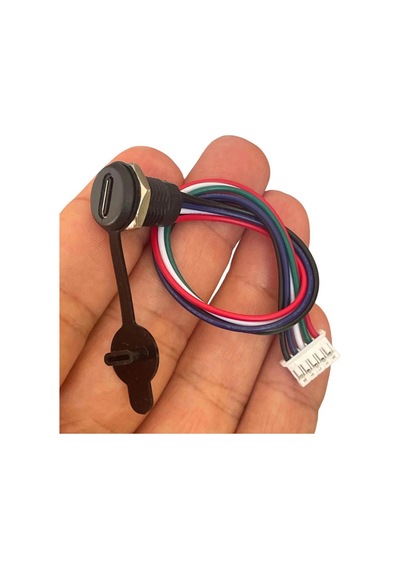 Ic-266t-2 Pano Tip Type-c Şase Dişi Soket 5p Şarj + Data