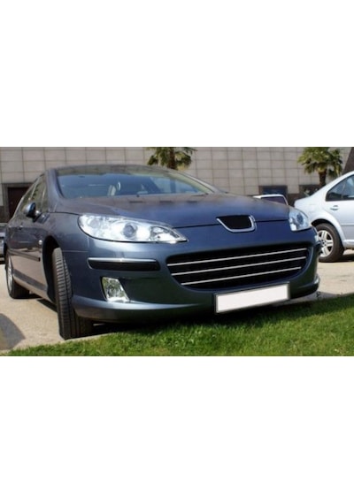 Peugeot 407 Sd/sw Uyumlu Ön Panjur 3 Parça 2004-2010 Paslanmaz Krom