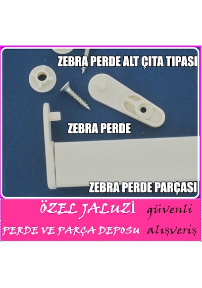 Zebra Perde Alt Çıta Tıpası-Zebra Perde Parçası-Zebra Perde Çıta