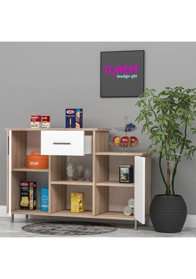 Evora Çok Amaçlı Dolap Mdf Sis Gri Evora Çok Amaçlı Dolap Mdf Sis Gri