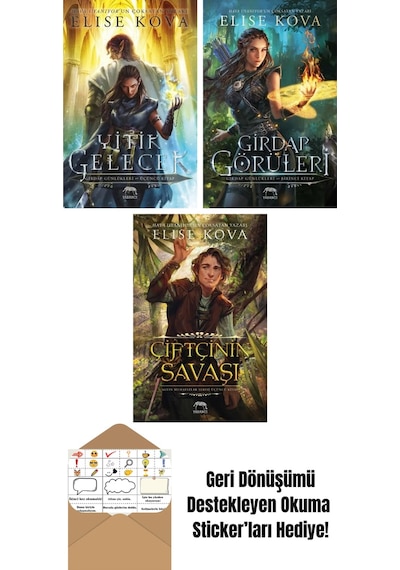 Yitik Gelecek + Girdap Görüleri Girdap Günlükleri Birinci Kitap Ciltli + Çiftçinin Savaşı Altın Muhafızlar Serisi 3 Ciltli
