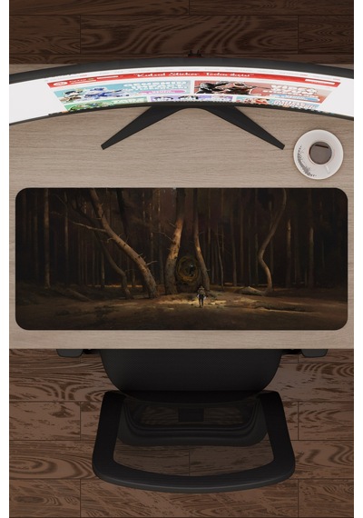 Stalker Kaymaz Dikişli Kauçuk Oyuncu Mousepad V5 - 70x30 Xl Gaming Mouse Pad Fare Altlığı