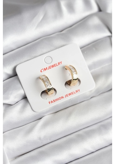 Mey İthalat 14k Gold Renk Kaplama Cm Kadın Küpe Renkli 03978114