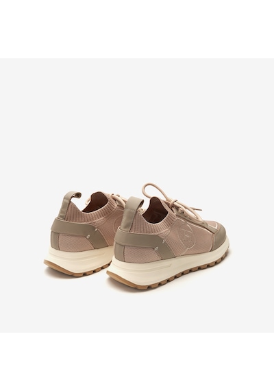 Bej Sneaker Erkek 24314 Huds Triko Nakış