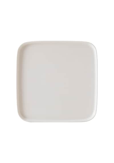 Mudo Home Natura Kare Servis Tabağı 28cm Beyaz