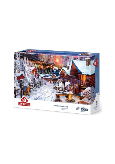 Kış Eğlencesi 1000 Parça Puzzle