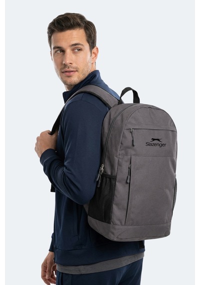 Slazenger Favento Unisex Koyu Gri Omuz Sırt Çantası