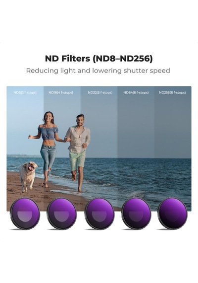 K&f Concept Djı Osmo Nano Uyumlu 6 Lı Set / Nd8 Nd16 Nd32 Nd64 Nd256 - Cpl