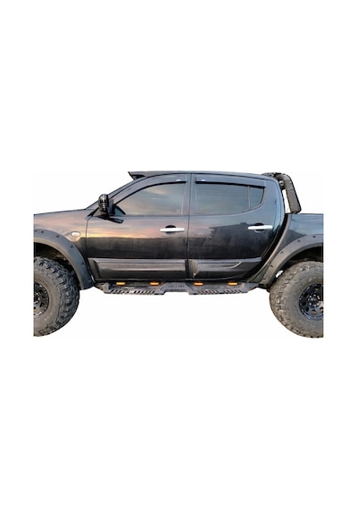 2007-2014 Mitsubishi L200 Kapı Gövde Kaplama Koruma Kabartma Mat Siyah