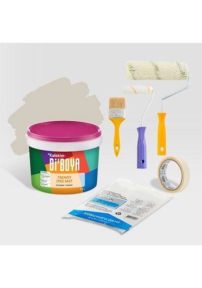 Bi Boya Tek Oda Boyama Seti 2.5 L Vizon