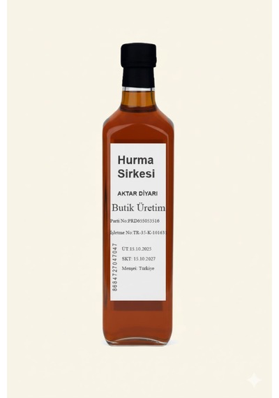 Aktar Diyarı Hurma Sirkesi 1 L