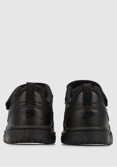 Nike Court Borough Low 2 Leather Sneaker Hakiki Deri Lastik İpli Bantlı Unisex Spor Ayakkabı Siyah Siyah Nike Court Borough Low 2 Leather Sneaker Hakiki Deri Lastik İpli Bantlı Unisex Spor Ayakkabı Siyah Siyah