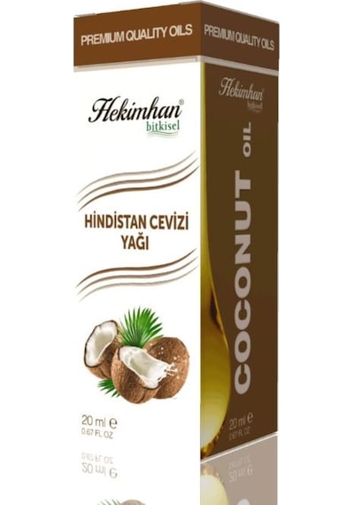 Hekimhan Bitkisel Hindistan Cevizi Yağı 20 ML