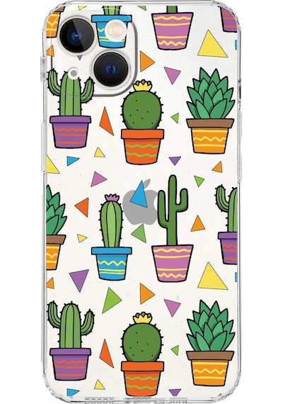 Apple Uyumlu iPhone 13 Mini İle Water Color 4 Kamera Korumalı Şeffaf Kılıf