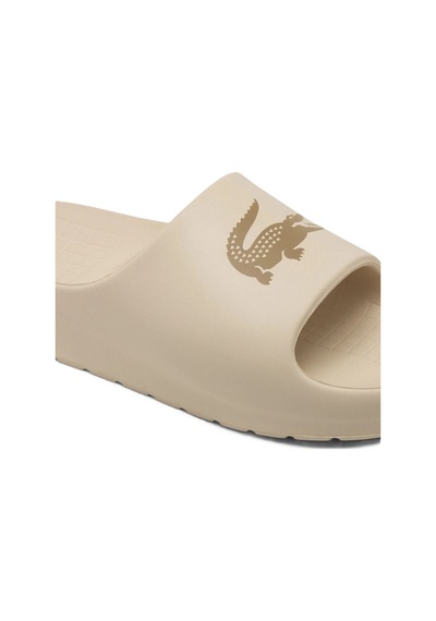 Lacoste Serve Slide 2.0 Unisex Terlik Krem Bej