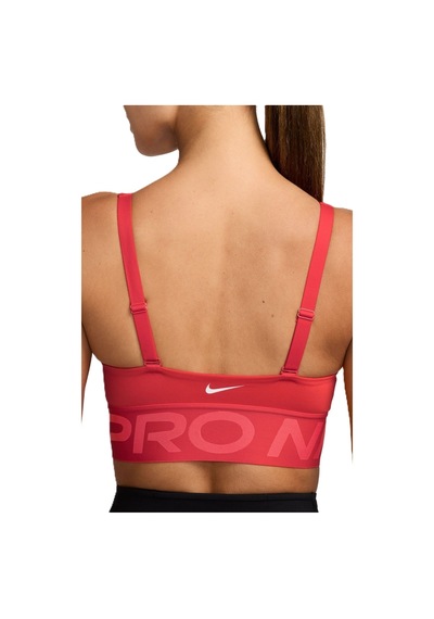 Nike Pro Indy Plunge-support Bra Kadın Spor Bra Kırmızı