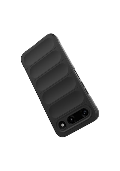 Maks Technology Tecno Spark 50 5g Kılıf Esnek Tpu Oyuklu Arka Yüzey Tasarımlı Mkst Etnik Silikon Kapak - Siyah