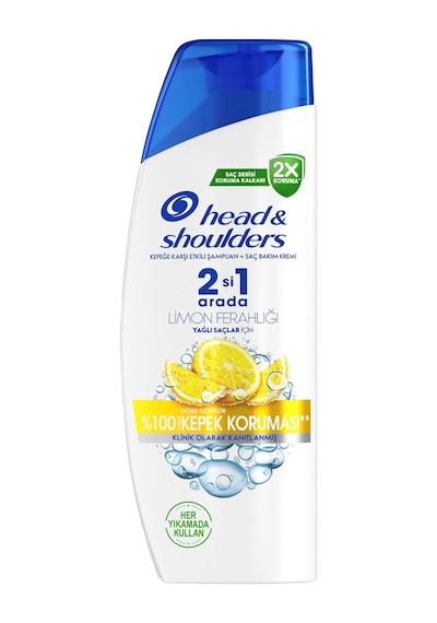 Head & Shoulders 330 Ml 1in1 Limon Ferahlığı Şampuan - Kepek Önleyici 3'li Ekonomik Paket - 3 A Tarı