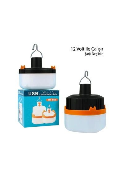 Powermaster Ht-a11 12 Volt Siyah Led Lamba Krokodil Maşalı Uçlu 21 Smd Ledli