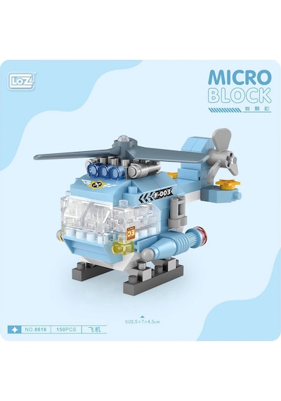 Lz8616 Loz Helikopter Blok Seti Mini Poşet -vagon Life