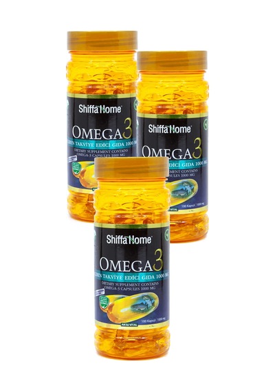 3 Kutu Shiffa Home Omega3 Balık Yağı 1000 MG X100 Softgel