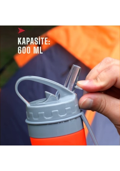 Silikon North Pacıfıc Katlanabilir Matara 26 Cm