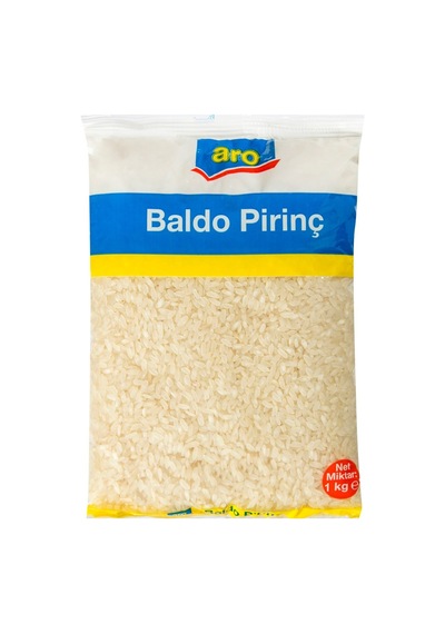 Aro Baldo Pirinç 1 Kg - İri Taneli, Tane Tane Pilavlık Pirinç 3'li Ekonomik Paket - 3 Adet Tarı