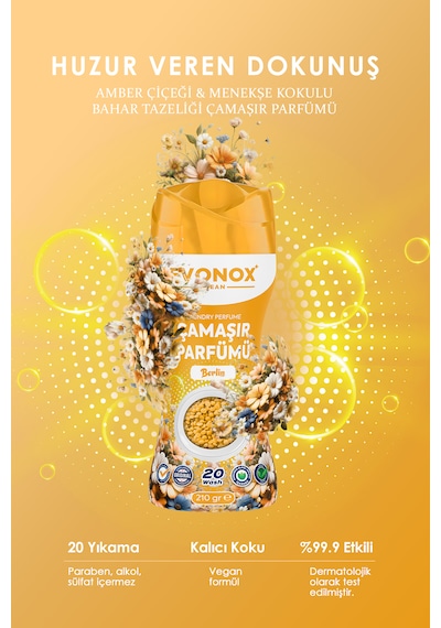 Clean Granül Çamaşır Parfümü & Çamaşır Yumuşatıcı Berlin 210 Gr Tekli