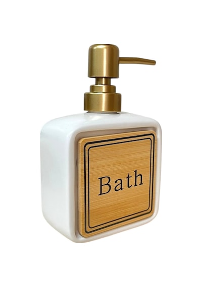 Porselen Sıvı Sabunluk 350ml Bath Beyaz 48392