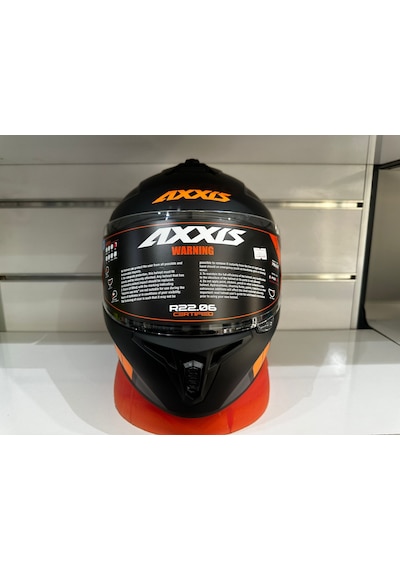 Axxis Draken S B4 Slıde Mat Flour Kask Siyah Turuncu